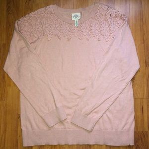 Flower Knit Sweater